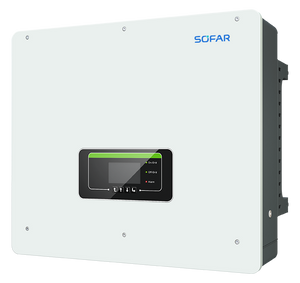 Sofar Solar HYD 20KTL-3PH hybride omvormer, wandmodel met display