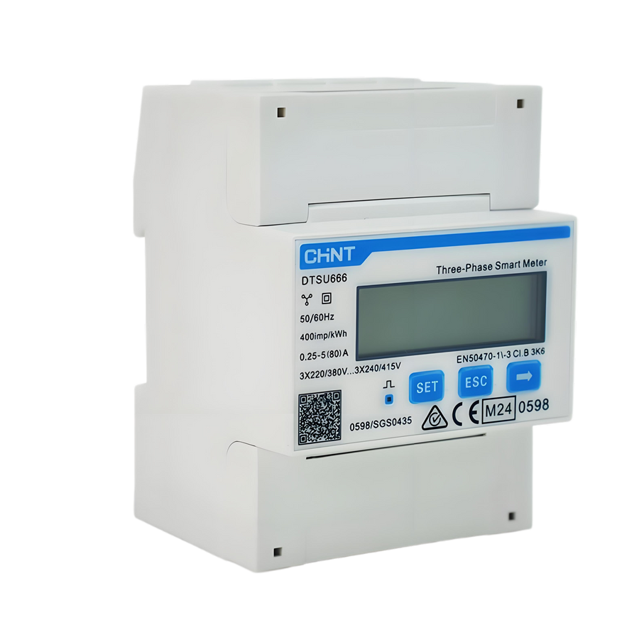 Chint DTSU666 three-phase DIN-rail smart meter