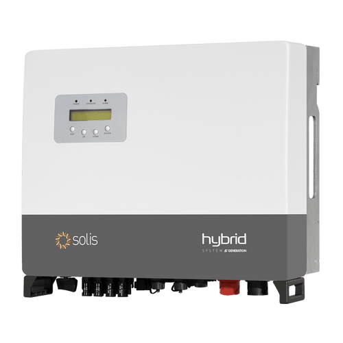 Wechselrichter from Solis RHI-3P4K-HVES-5G with 6.4KW DC and 2 MPPT